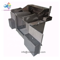 Flight case DJ robuste et personnalisable à double porte avec levage hydraulique, ou à porte simple rabattable, pour Allen Health SQ6 avec espace 2U