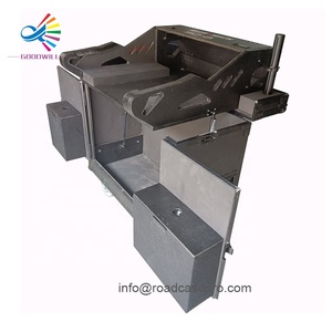 Estuche de transporte duradero y personalizado con elevación hidráulica de doble puerta para <span class=keywords><strong>mezclador</strong></span> DJ, estuche de vuelo con puerta abatible individual para <span class=keywords><strong>Allen</strong></span> & <span class=keywords><strong>Heath</strong></span> SQ6 con espacio 2U - Product Image 4