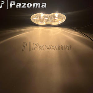 Motocicleta ET Cyclops doble faro estilo de onda suave para Harley Customs Honda Yamaha <span class=keywords><strong>Kawasaki</strong></span> Suzuki <span class=keywords><strong>Victory</strong></span> BMW Triumph - Product Image 4