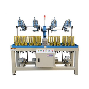 Yishuo Motor Braiding Machine for <b>Shoelace</b> and Flat <b>Rope</b> Making High Productivity 17 Spindle Speed - Product Image 1