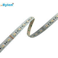 Couleur d'usine DC24V RGBCCT LED Strip Haute Densité 60LEDs 19.2W Tunable RGBWW LED Light Strip 5in1 5050 RGBCW Strip Light