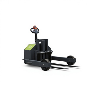 Chariot élévateur électrique extérieur autoporté avec batterie au plomb 24V100Ah, pneus en polyuréthane/solides, fourches réglables, modèle CTXA-20 - Product Image 1
