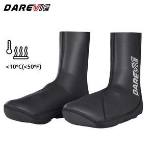 Cubrezapatillas de ciclismo Darevie Winter Outdoor de neopreno, impermeables, para bicicleta de <span class=keywords><strong>carretera</strong></span>, cubrezapatillas de ciclismo. - Product Image 1