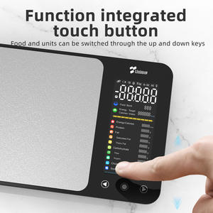 Báscula de cocina inteligente Lixiug con pantalla VA de 4.54 pulgadas, precisión de 0.1g, con seguimiento de nutrición por Bluetooth para cocinar y dieta. - Product Image 2