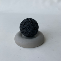 Ensemble diffuseur d'huiles essentielles en roche volcanique pour la maison, avec support en béton industriel, logo personnalisé, cadeau de bien-être, vente en gros
