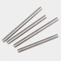 304 Stainless Steel Carbon Steel Zinc Black Metric DIN975 Fully Stud Threaded Rod Bar TS16949 Certified Grade 4.8-12.9