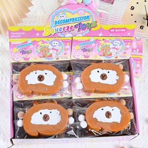 ของเล่นบีบสัตว์น่ารัก บรรเทาความเครียด TPR บีบแล้วคืนรูปช้าๆ ของเล่นบีบมีกลิตเตอร์ รูปสัตว์ จำนวนมาก พร้อมส่งสำหรับร้านขายของขวัญ - Product Image 4