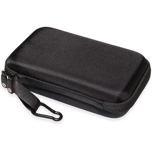 กระเป๋าเก็บหูฟังขนาดเล็กกันน้ำ สีดำ พร้อมซิป  สำหรับใส่หูฟังมินิและเคสชาร์จ  รับสกรีนโลโก้ - Product Image 4