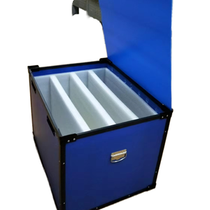 Boîte <span class=keywords><strong>de</strong></span> manutention en panneaux alvéolés PP antistatiques <span class=keywords><strong>sur</strong></span> <span class=keywords><strong>mesure</strong></span>, pliable, en plastique ondulé, avec séparateurs - Product Image 6