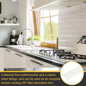 10 шт. мягких полосок из нержавеющей стали 304, толщина 0,3 мм (0,012 дюйма), плоский пруток 25,4x310 мм (1x12 дюймов), для заполнения зазоров, отделки, рукоделия - Product Image 5