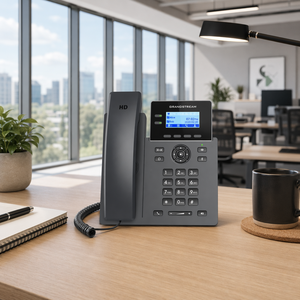 Téléphone IP professionnel GrandStream GRP2602 avec lignes SIP, conférence 5 voies, VoIP, système d'exploitation Linux, téléphone de bureau, centre d'appels, entreprise - Product Image 3