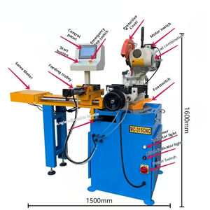 GEYU Scie circulaire semi-automatique de nouvelle conception pour l'acier inoxydable, l'aluminium, l'alimentation automatique, la coupe de haute précision - Product Image 2
