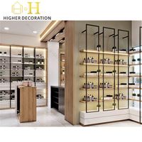 Vitrine de présentation minimaliste moderne pour magasin, îlot d'exposition, présentoir de cosmétiques, mobilier de magasin
