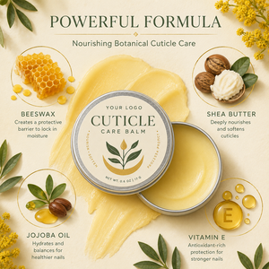 Cire à cuticules hydratante ODM à la cire d'abeille naturelle et à la camomille, prévient les cuticules sèches et les peaux mortes, barrière protectrice qui retient l'humidité - Product Image 3
