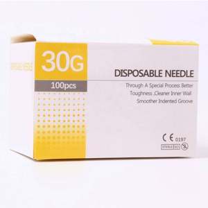 Precio de fábrica 100 unids/caja 18G 23G 25G 27G 29G <span class=keywords><strong>30G</strong></span> 31G 32G 34G aguja extrafina pequeña indolora ultrafina dientes párpado herramienta <span class=keywords><strong>agujas</strong></span> - Product Image 3