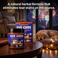 Soin des yeux pour chien : Complément anti-taches lacrymales et soutien oculaire – 150 Soft Chews avec Lutéine et Astaxanthine pour la santé oculaire
