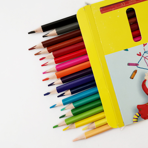 Crayons en bois de qualité supérieure, 18 couleurs, crayons de couleur en bois, ensemble de crayons pour enfants, coloriage et <span class=keywords><strong>dessin</strong></span> - Product Image 6