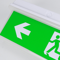 Signalisation LED d'urgence durable pour PC, 2W, étanche IP65, rechargeable, autonomie de 3 heures, installation intérieure/extérieure