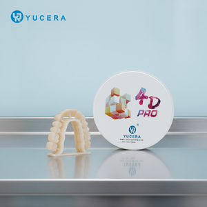 Disco de Zirconia Multicapa 4D Plus Yucera Aesthetic para Uso en Laboratorios Dentales, 16 Tonos A-<span class=keywords><strong>D</strong></span>, Alta Translucidez, Material de Zirconia <span class=keywords><strong>CAD</strong></span> CAM - Product Image 1