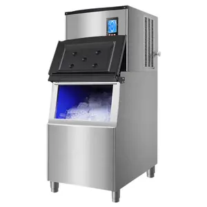 Máquina para hacer cubitos de hielo de acero inoxidable, personalizada, automática, comercial, el mejor precio