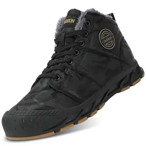 Winter Waterproof Work Sneakers Hiking Shoes Men All-Terrain Trekking Shoes Cross Training Boots