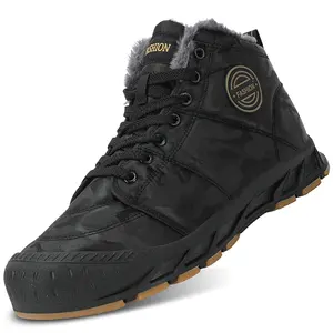 Baskets de travail imperméables d'hiver Chaussures de randonnée Hommes All-Terrain Trekking Shoes Cross Training Boots