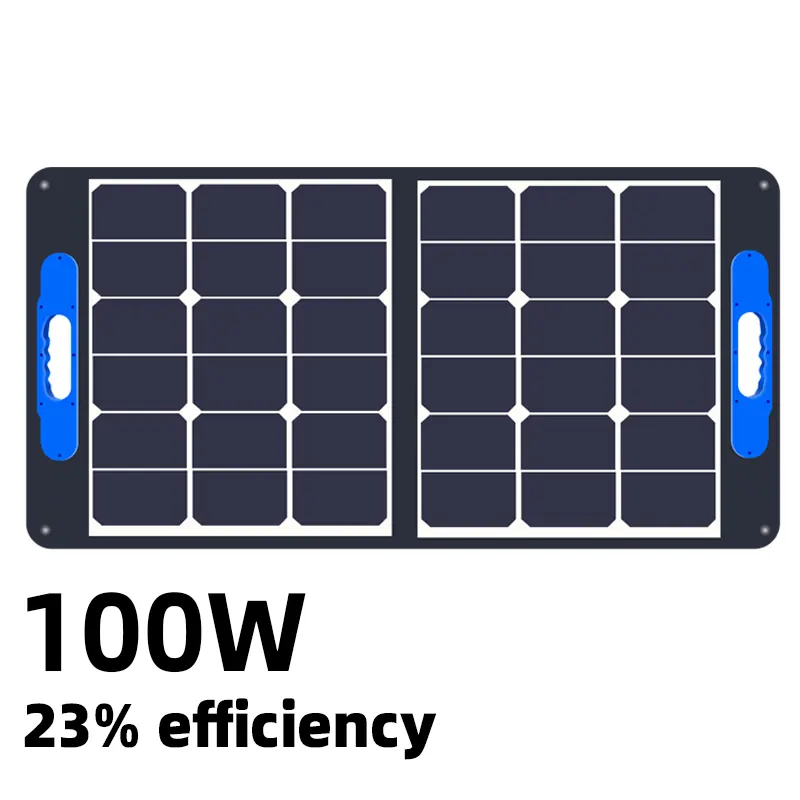 Wholesale Waterproof 100watts Folding Travel and Camping Portable Solar Panel Foldable CE 7 Days to Shipping 165 Mm X 165 Mm 23%