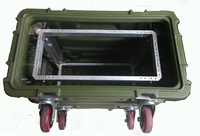 Tricases RU030, boîtier de rack de serveur 3U en plastique étanche, antichoc, résistant aux chocs, boîtier de rack de transport