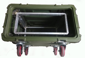 Triases RU030 Chống Nước Chống Sốc Chống Sốc Nhựa 3u Máy Chủ Rack Trường Hợp Chuyến Bay Rack Trường Hợp - Product Image 5