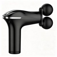 Pistolet de massage portable à 4 têtes, appareil de massage vibrant par percussion pour tissus profonds, rechargeable par USB pour le corps et les jambes