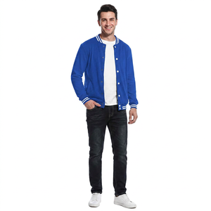 Vestes de baseball en laine 100% pour hommes à manches longues, avec lettres brodées, logo personnalisé, design de patchs en chenille - Product Image 1