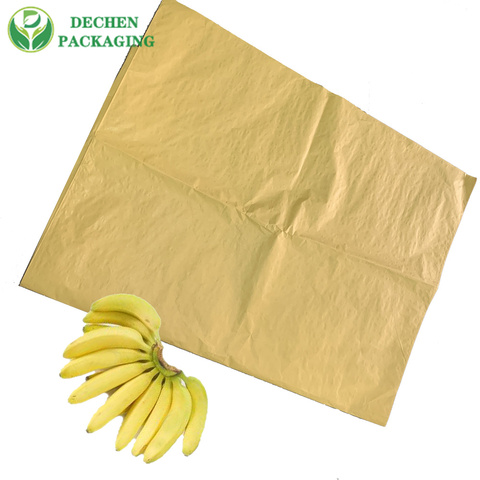 La fruta marrón empaqueta el papel del arte para el bolso del embalaje del mango de la protección durante el crecimiento