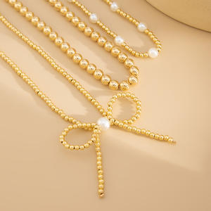 2025 nuevo collar de perlas barrocas hecho a mano, cadena de cuentas chapadas en oro Vintage, estilo moderno, joyería perfecta para niñas, Ideas de regalo - Product Image 6