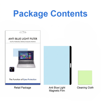 Protection d'écran anti-lumière bleue magnétique pour MacBook Air 13,3 pouces, sans adhésif, protection des yeux, facile à poser/déposer, film réutilisable et détachable