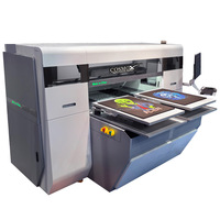 Imprimante DTG A2 automatique commerciale haute vitesse 4 têtes I3200, machine numérique à jet d'encre pour vêtements et t-shirts, 2 stations de travail, pigment