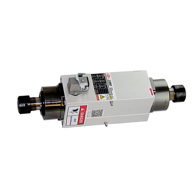 3.5kw 18000rpm Dual Axis square air Cooled Electric Spindle Motor for CNC Machine Milling Machine Spindle