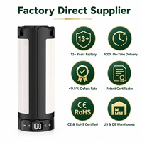 Lanterne de camping IP65 8000mAh 270 LED, lampe torche 3 modes de couleur, lumière de travail, batterie externe USB-C, trépied, expédition rapide depuis l'entrepôt américain