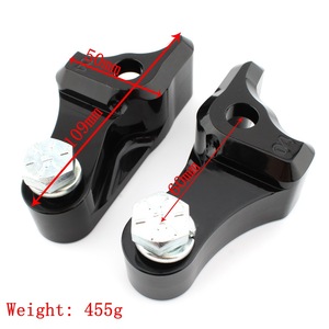 Har-ley Twin Light Highway Glide Road King Modifié Kit d'abaissement de carrosserie de 1 pouce Réduction des chocs arrière Yard - Product Image 6