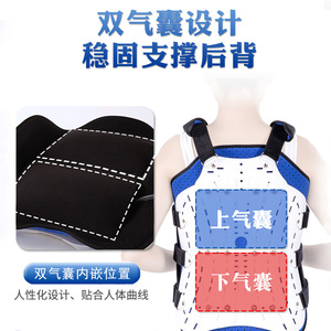 เครื่องพยุงหลังแบบยึดกระดูกสันหลังส่วนอกและเอว ยู รุ่ยถง รุ่น ZJ-0362 สีขาว อุปกรณ์พยุงหลังหลังผ่าตัด - Product Image 4
