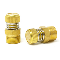 Silencieux pneumatique en laiton série BSL BSLM BESL PSL PSU PSE ISD SDV, régulateur de débit, raccords d'échappement rapide