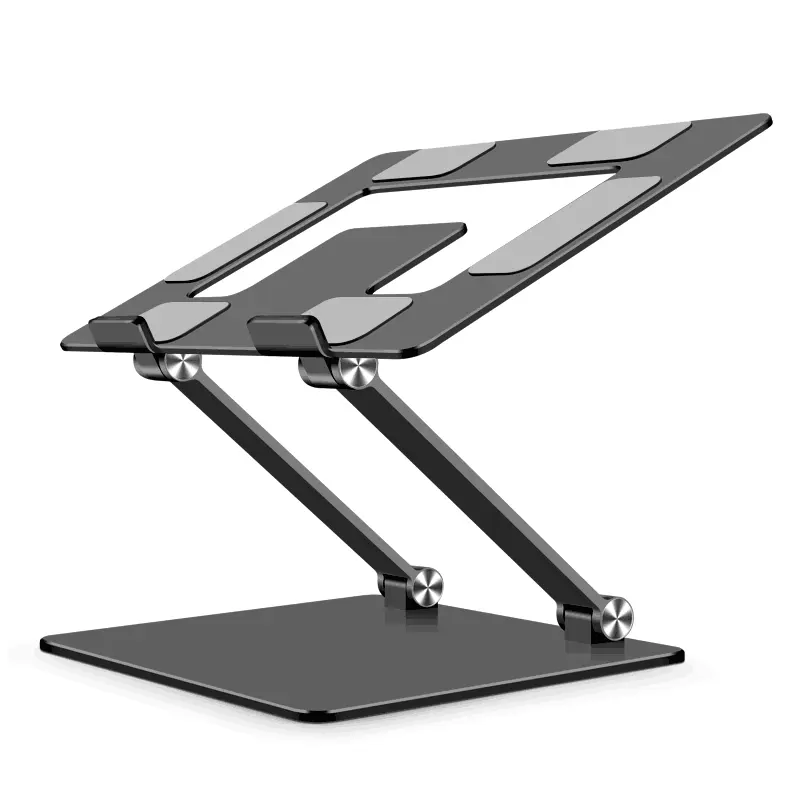 Soporte ergonómico ajustable de aleación de aluminio para ordenador portátil, ajustable, para mesa, ajustable, para cama