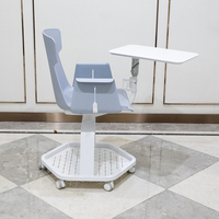Chaises pivotantes universitaires 360° pour étudiants, salle de formation, salle de classe, chaise d'étude avec table, chaise de conférence