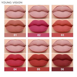 Set di Lucidalabbra Vegano e Matita per Labbra YOUNG VISION, Non Appiccicoso, Opaco, Impermeabile, Matita Rotante per Donne - Product Image 4