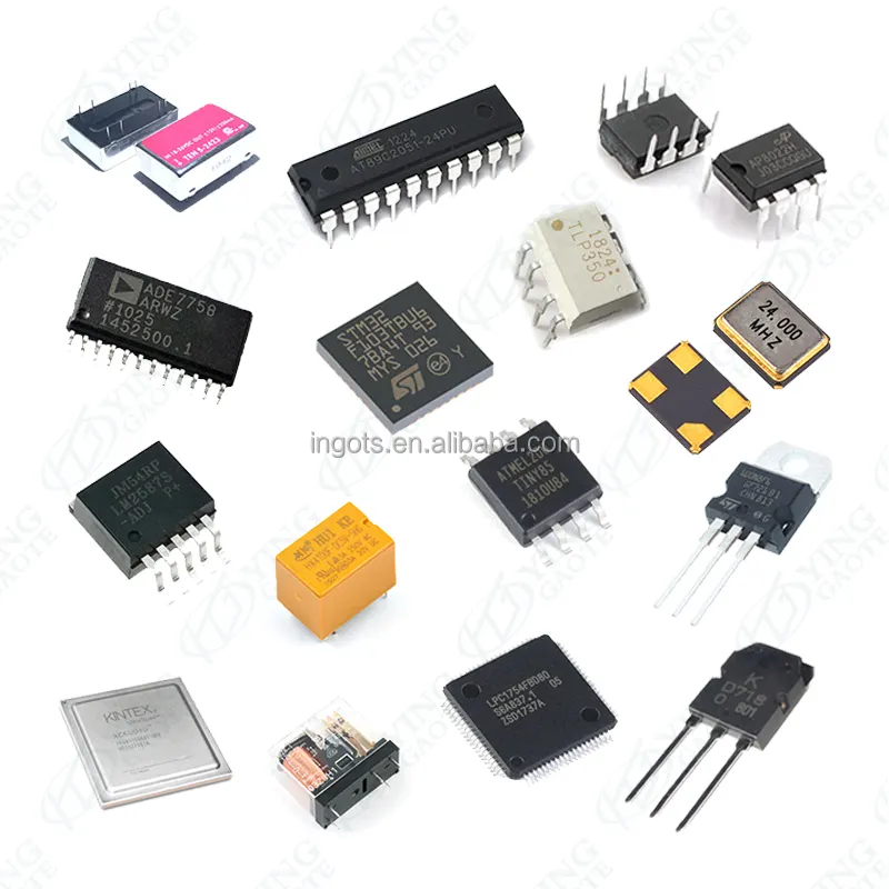 Circuit intégré de microcontrôleurs 8 bits PIC16F877A-I/PT MCU 14KB 368 RAM 33 E/S IC Puce PIC16F877A-I/PT
