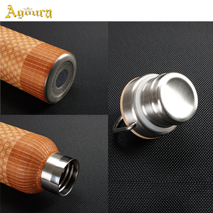 Botella de agua de aislamiento portátil de acero inoxidable, tejido de bambú, 304 - Product Image 3