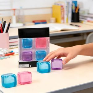 Megan NeeDoh Nice Ice Baby Lot de <span class=keywords><strong>4</strong></span> Boîtes Mystères Jouet Squishy Glaçon Anti-stress Jouet Sensoriel Doux à Presser pour Enfants et Adultes - Product Image 6