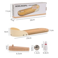 Mini jeu de bowling de table, gadgets anti-stress pour bureau, petits jouets pour les doigts, cadeaux amusants et originaux, piste de bowling de tir d'arcade