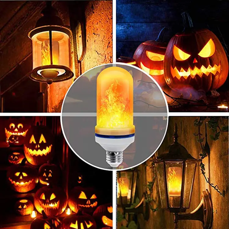 LED Flame Effect Bulb E26 Base LED Bulb Flame Light For Festive / Hotel / Bar Party Decoration