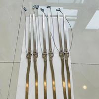 Orthèse de pied de cheville de genou de serrure à ressort de squelette médical, charnière orthopédique de genou de jambe orthopédique