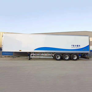 Semi-remorque frigorifique à 3 essieux, 50 tonnes, pour le transport de légumes, de viande et de boissons - Product Image 1